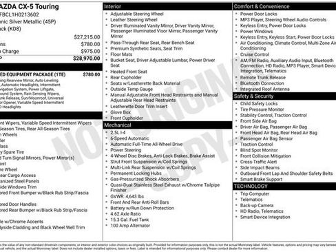 Used 2017 MAZDA CX-5 Touring w/ Preferred Equipment Package image 10