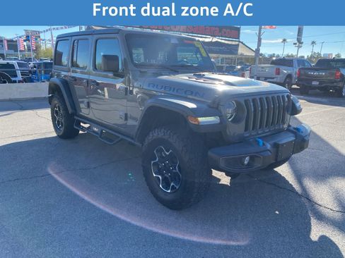 Used 2023 Jeep Wrangler Unlimited Rubicon 4xe w/ Safety Group image 5