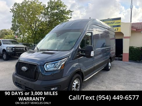 Used 2023 Ford Transit 250 148 High Roof Extended AWD w/ Parcel Delivery Package image 1