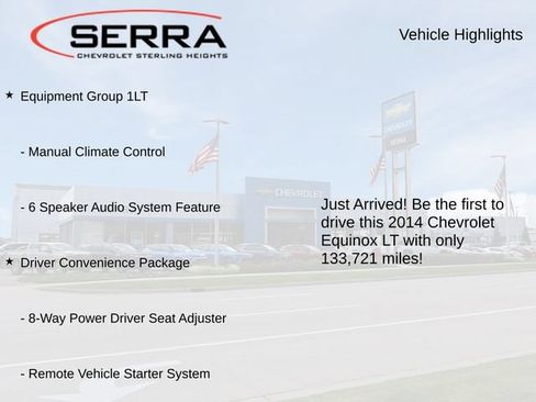 Used 2014 Chevrolet Equinox LT w/ Driver Convenience Package AWD/4WD image 3