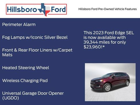 Used 2023 Ford Edge SEL w/ Convenience Package AWD/4WD image 9