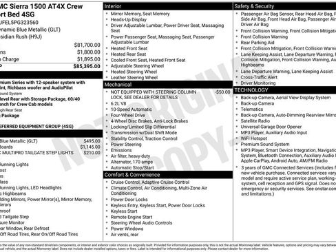 Used 2023 GMC Sierra 1500 AT4X AWD/4WD image 4