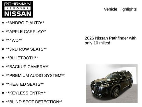 New 2026 Nissan Pathfinder SV image 8