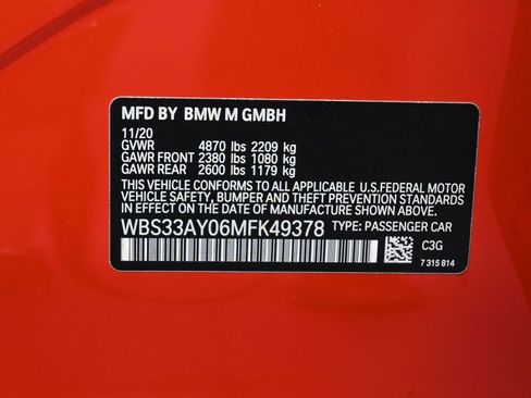 Used 2021 BMW M3 Competition image 21