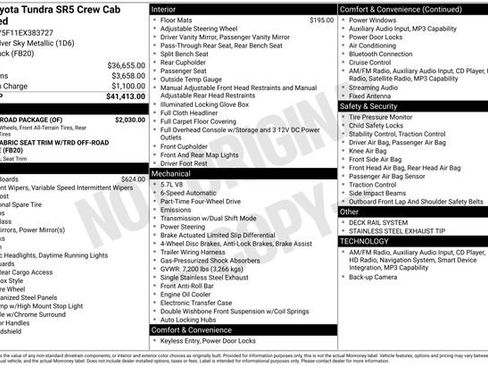 Used 2014 Toyota Tundra SR5 w/ TRD Off Road Package image 10