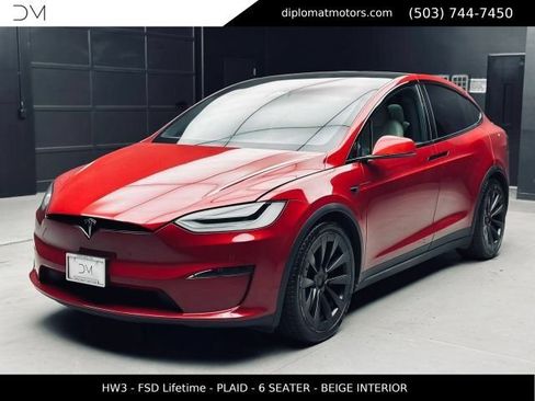 Used 2022 Tesla Model X Plaid AWD/4WD image 1
