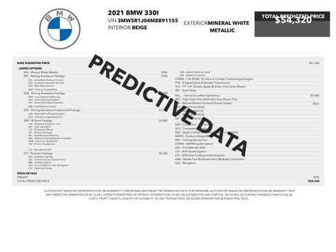 Used 2021 BMW 330i Sedan w/ M Sport Package RWD image 2