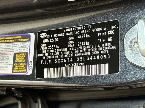 Used 2020 Kia Optima SE FWD image 32