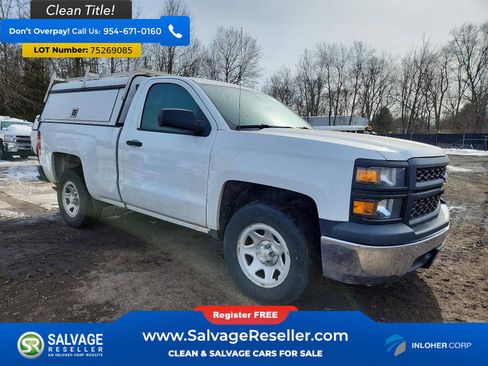 Used 2015 Chevrolet Silverado 1500 W/T w/ Chrome Bumper Package RWD image 5