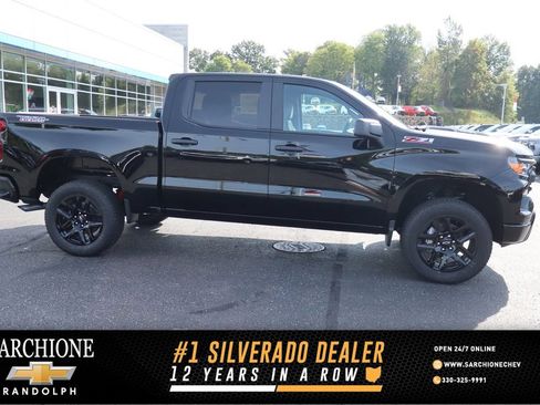 New 2026 Chevrolet Silverado 1500 Custom Trail Boss w/ Turbomax Blackout Package AWD/4WD image 1
