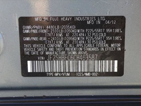 Used 2012 Subaru Forester 2.5X Limited AWD/4WD image 15