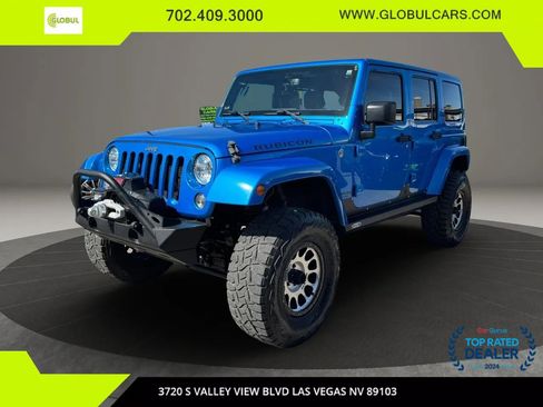 Used 2016 Jeep Wrangler Unlimited Rubicon w/ Connectivity Group AWD/4WD image 1