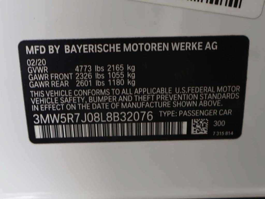 Used 2020 BMW 330i xDrive Sedan w/ Convenience Package AWD/4WD image 57