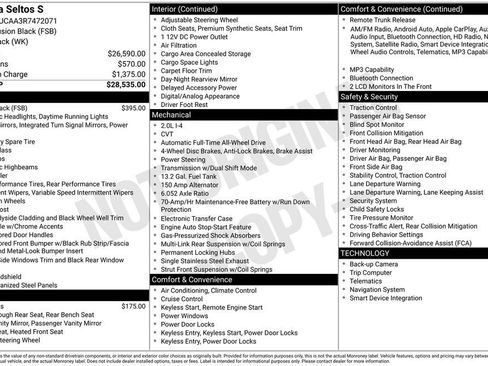 Used 2024 Kia Seltos S image 7