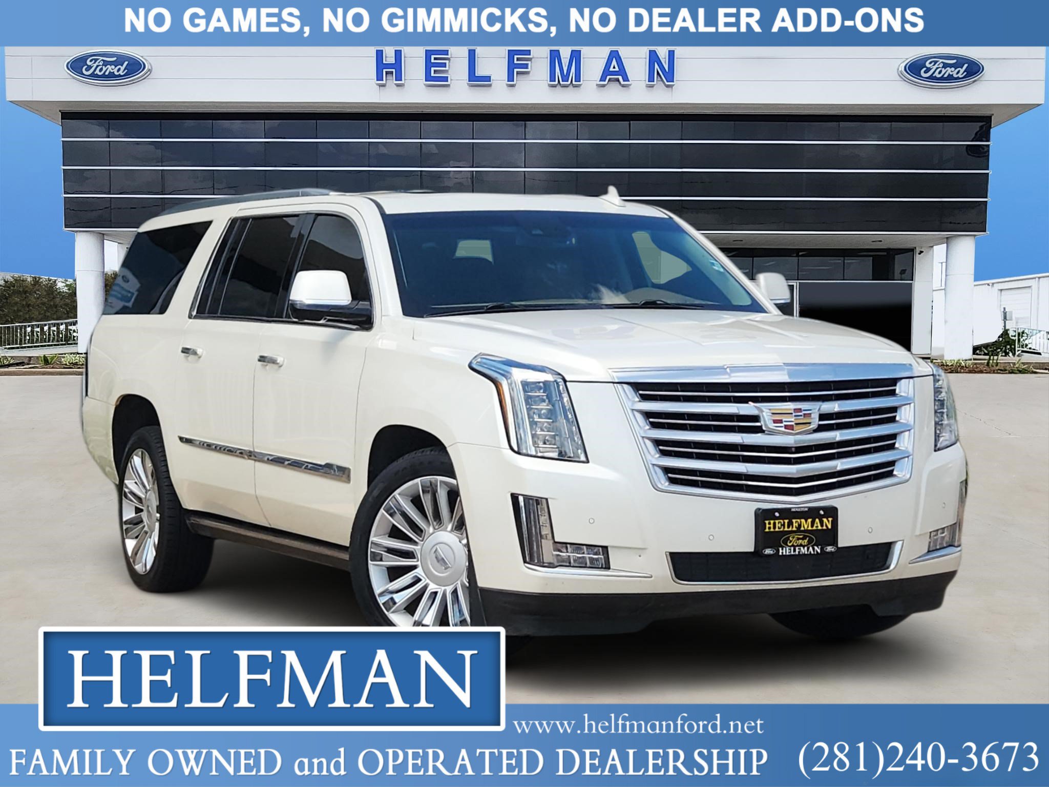 Used 2015 Cadillac Escalade ESV Platinum AWD/4WD image 1