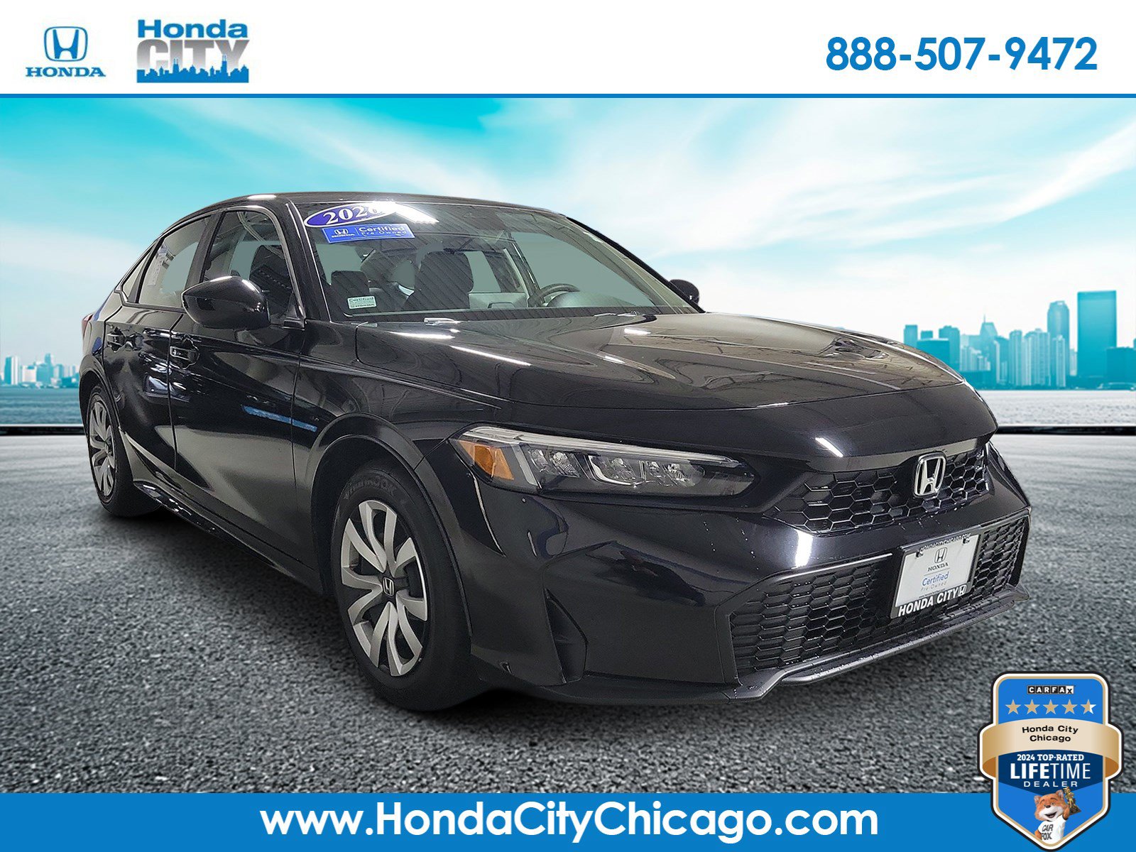Certified 2026 Honda Civic LX image 1