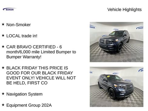 Used 2022 Ford Explorer XLT w/ Equipment Group 202A image 4