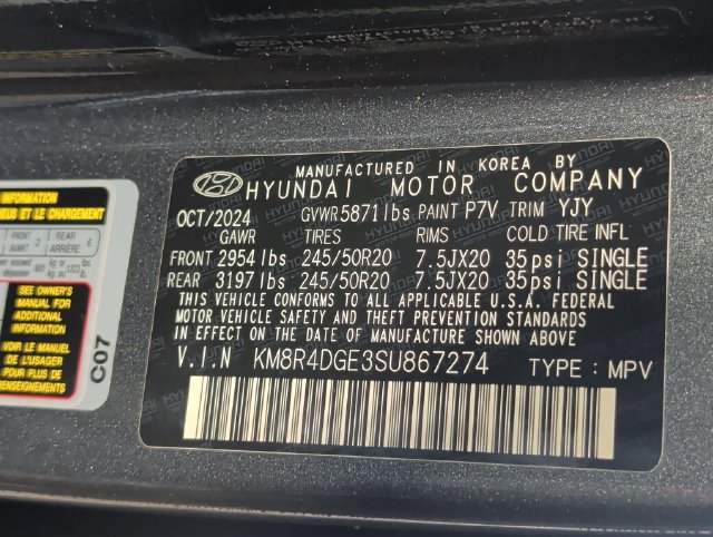 Certified 2025 Hyundai Palisade SEL AWD/4WD image 32