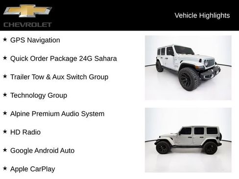 Used 2024 Jeep Wrangler Sahara w/ Technology Group image 5