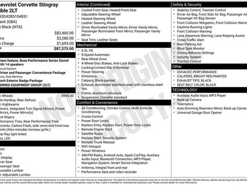 Used 2024 Chevrolet Corvette Stingray image 7