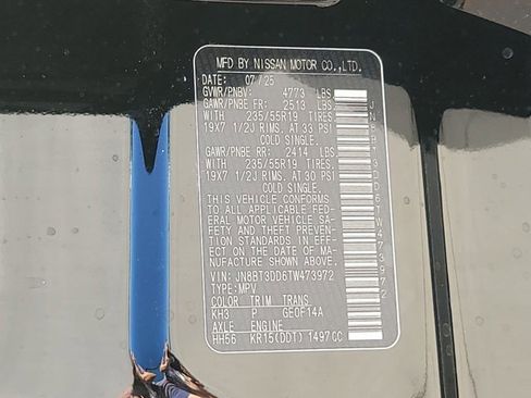 New 2026 Nissan Rogue Platinum w/ Platinum Premium Package image 12