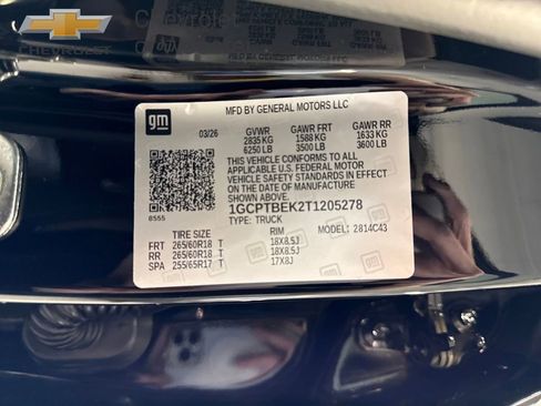 New 2026 Chevrolet Colorado W/T image 29