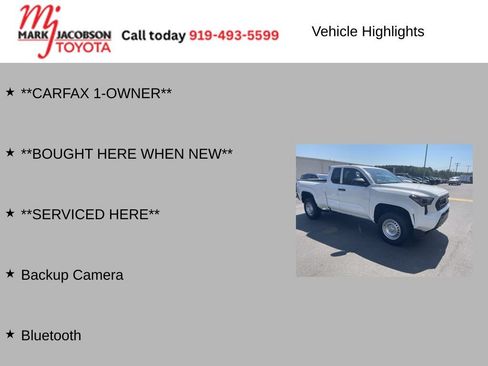 Used 2025 Toyota Tacoma SR w/ Towing Package RWD image 6