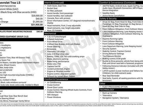 Used 2025 Chevrolet Trax LS image 34