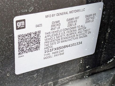 Used 2022 Chevrolet Bolt LT w/ Infotainment Package image 29