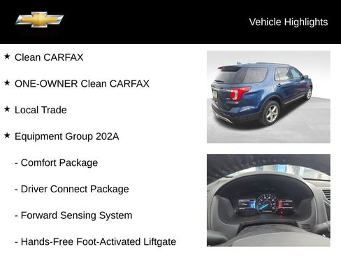 Used 2017 Ford Explorer XLT w/ Equipment Group 202A AWD/4WD image 9