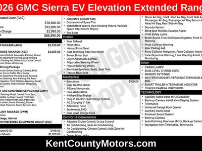 Used 2026 GMC Sierra EV Elevation w/ Premium Package