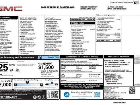 New 2026 GMC Terrain Elevation image 4