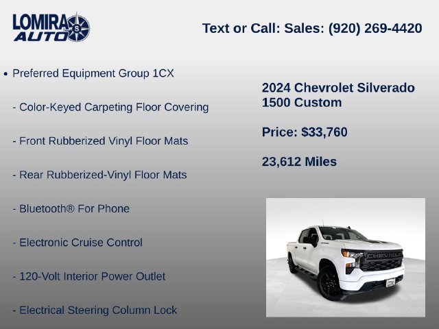 Used 2024 Chevrolet Silverado 1500 Custom w/ Rally Edition AWD/4WD image 14
