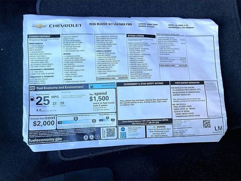 New 2026 Chevrolet Blazer LT w/ Sound & Technology Package image 14