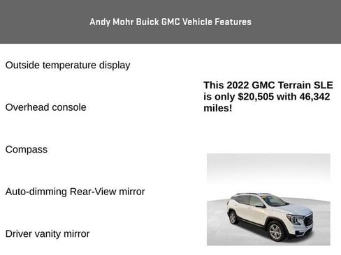 Used 2022 GMC Terrain SLE w/ Driver Convenience Package image 8