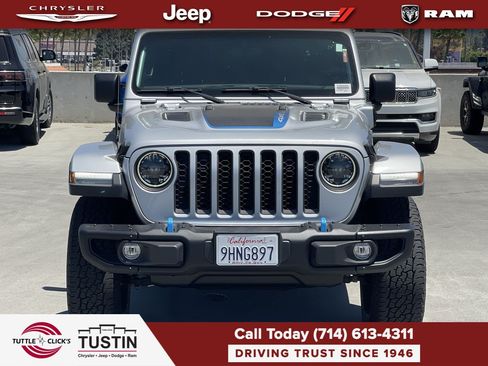 Used 2023 Jeep Wrangler Unlimited Rubicon 4xe w/ Steel Bumper Group AWD/4WD image 2