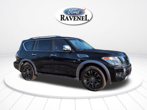 Used 2017 Nissan Armada Platinum w/ Captain Seat Package RWD image 2