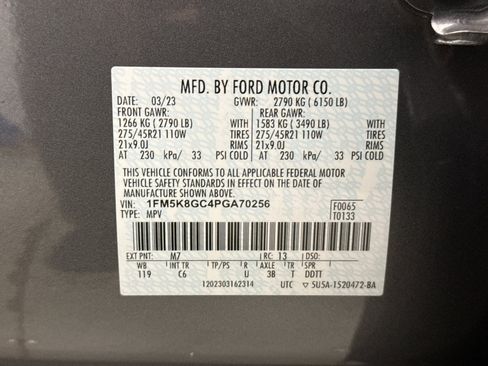 Used 2023 Ford Explorer ST w/ Equipment Group 401A AWD/4WD image 28