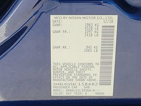 Used 2019 Nissan Altima 2.5 SR FWD image 17