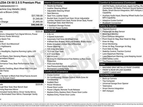 Used 2025 MAZDA CX-50 AWD 2.5 S w/ Premium Plus Pkg image 10