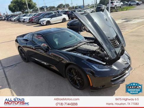 Used 2015 Chevrolet Corvette Stingray Coupe w/ Carbon Flash Badge Package RWD image 4