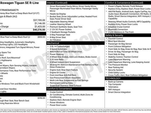 Used 2025 Volkswagen Tiguan SE R-Line image 10