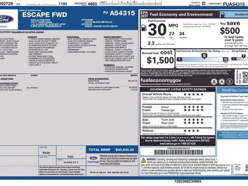 Used 2023 Ford Escape Active image 36