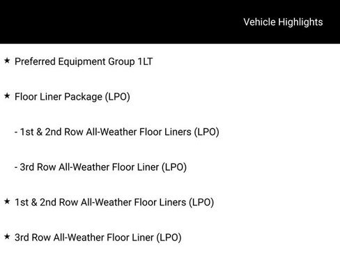 Used 2024 Chevrolet Traverse LT w/ LPO, Floor Liner Package FWD image 2