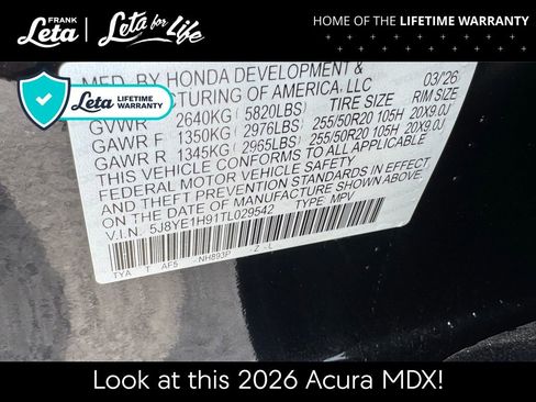 New 2026 Acura MDX A-Spec AWD/4WD image 34