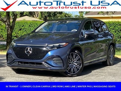 Used 2023 Mercedes-Benz EQS 450+ 4MATIC SUV w/ AMG Line Exterior Package image 1