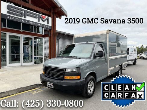 Used 2019 GMC Savana 3500 w/ Driver Convenience Package RWD image 1