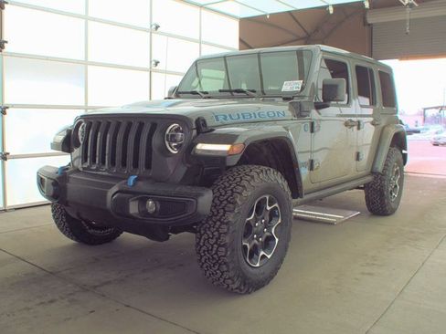 Used 2021 Jeep Wrangler Unlimited Rubicon 4xe w/ Cold Weather Group image 1