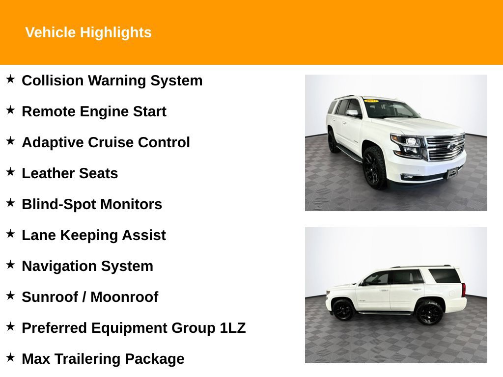 Used 2017 Chevrolet Tahoe Premier AWD/4WD image 2