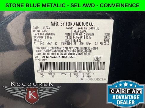 Used 2024 Ford Edge SEL w/ Convenience Package AWD/4WD image 26
